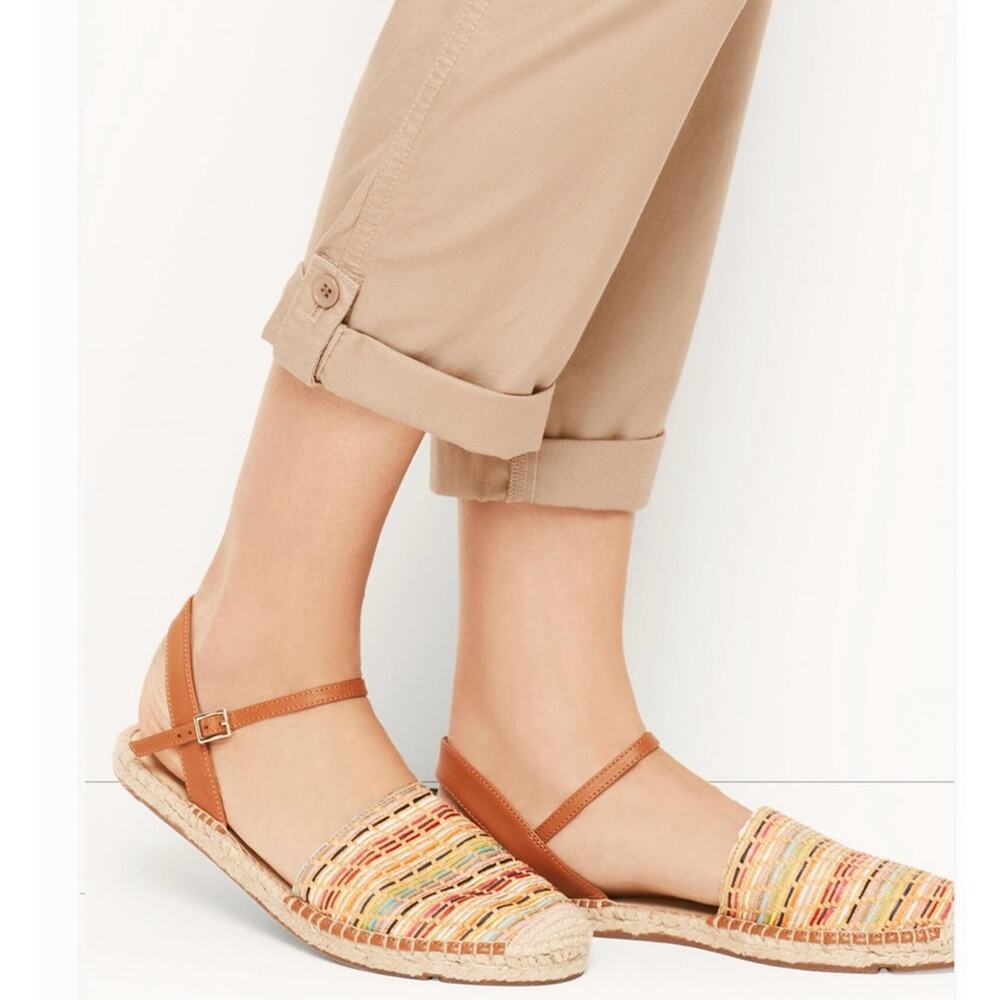 Talbots Drawstring Cuffed Pants In Washed Red - image 3